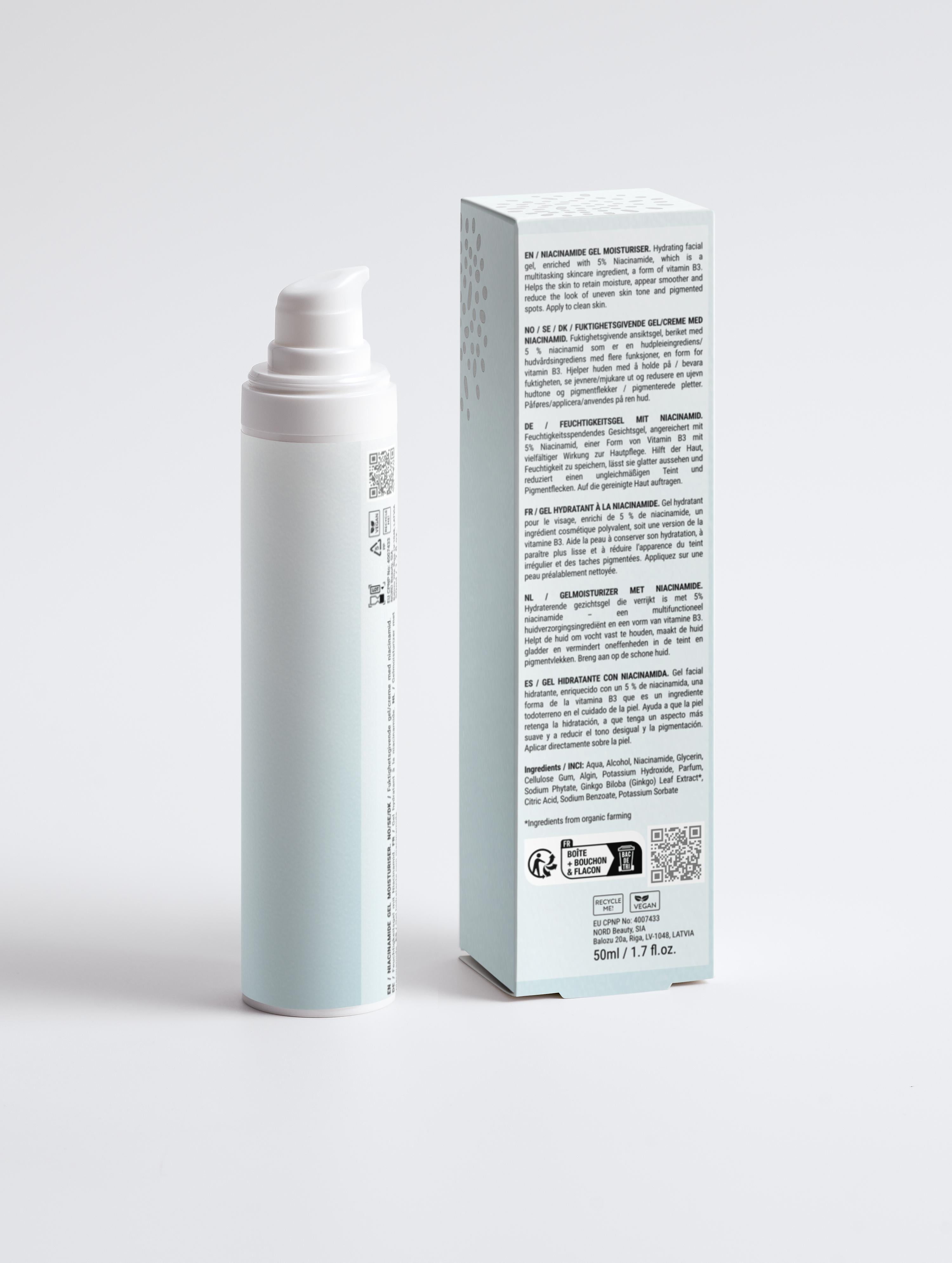 Gel hydratant à la niacinamide