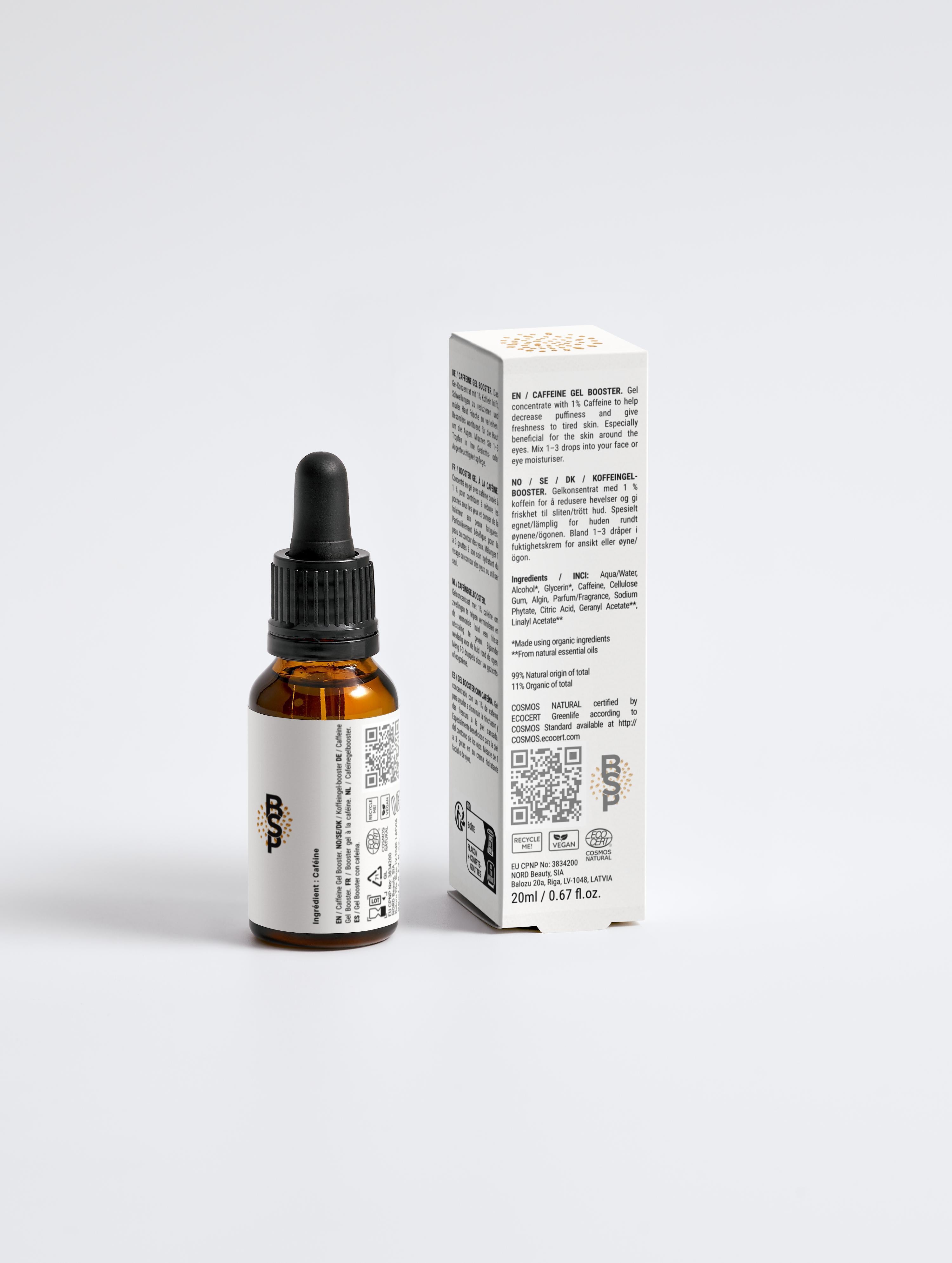 Gel Booster Caféine | Beauty Skin Paris